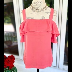 New Off-the-Shoulder JCREW Short-Sleeve Blouse